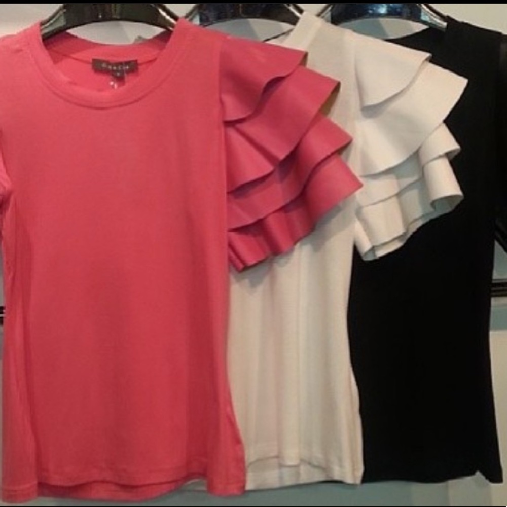 Pink Short Sleeve Blouse